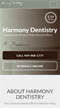 Mobile Screenshot of harmonydentists.com